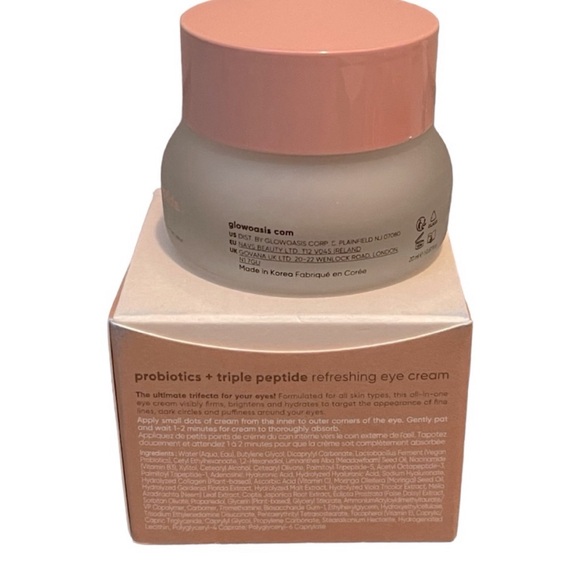 Glowoasis Probiotics + Triple Peptide Refreshing Eye Cream - Picture 2 of 3